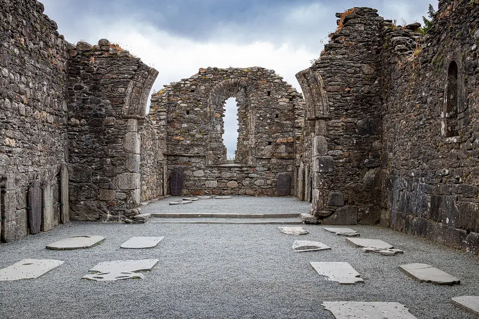 Glendalough, Ruine der Kathedrale