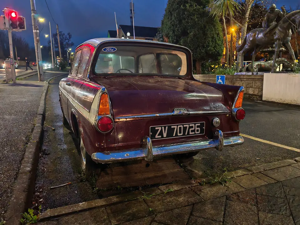 Ford Anglia Super, The Goat Pub, GoatsTown, Dublin, Ireland