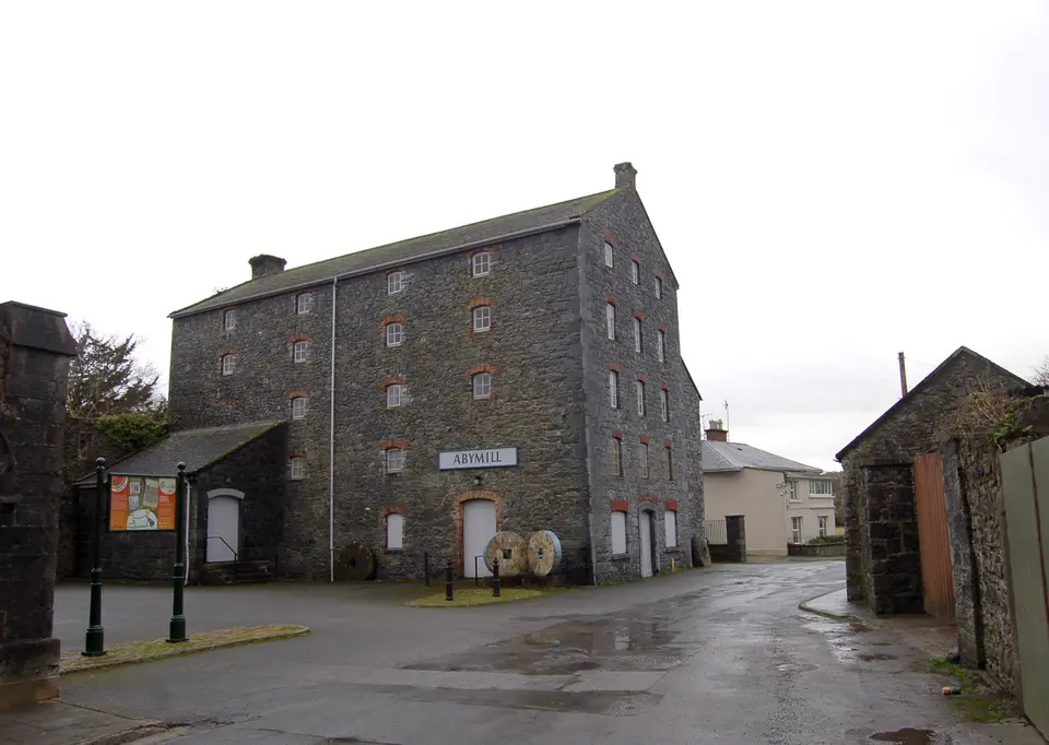The Aby Mill building, now in use as a theatre.