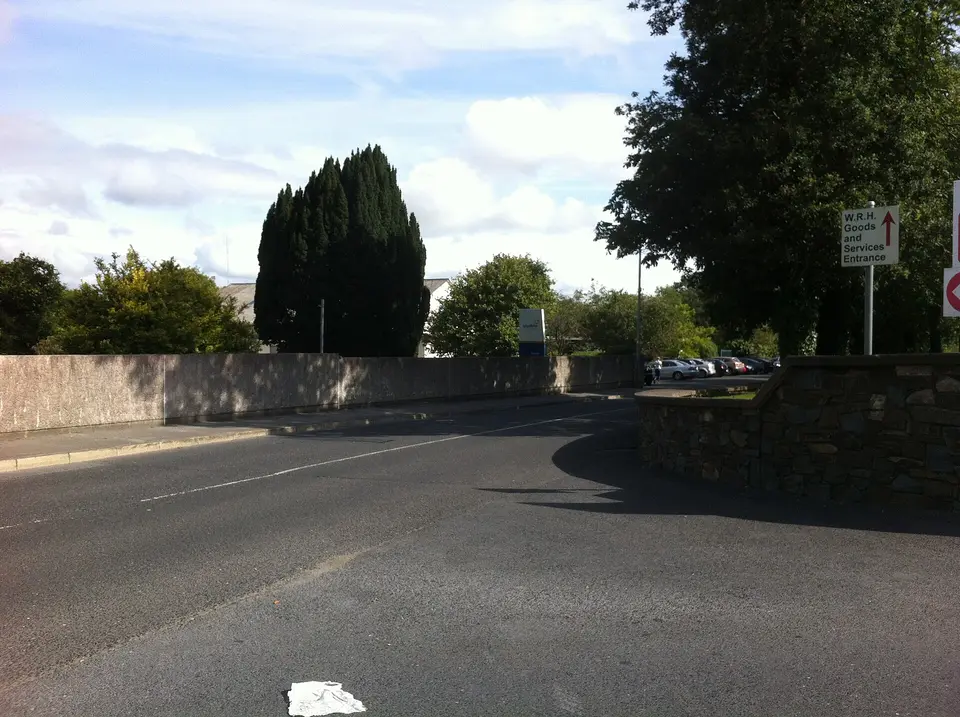 An entrance at Waterford Regional Hospital