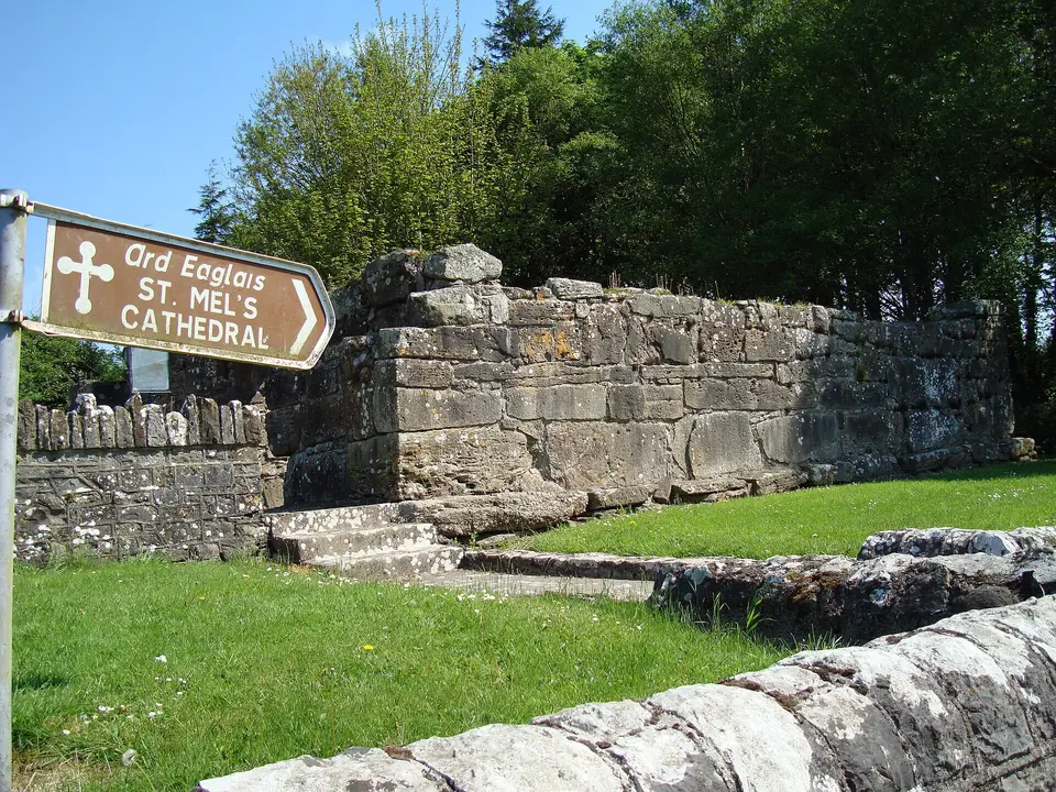 Photograph of the remains of St Mel's Cathedral, Ardagh, Co. Longford, Republic of Ireland