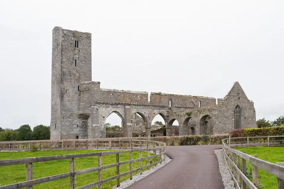 South-west view of Ardfert Friary.