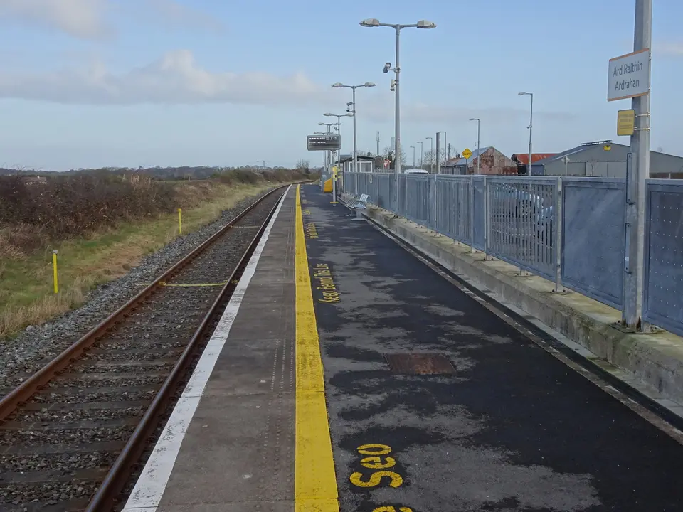 Ardrahan railway station, County Galway (geograph 6347955)