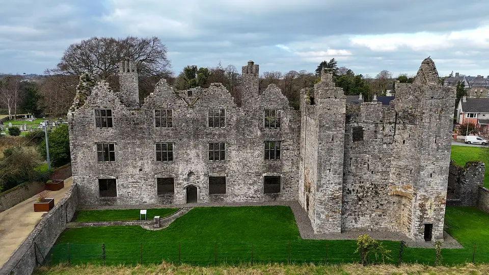 A view of Athlumney Castle.