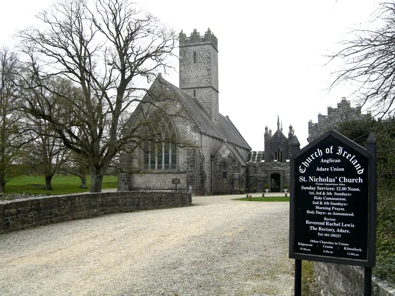 Augustinian Friary, Adare, now St. Nicholas (Church of Ireland)