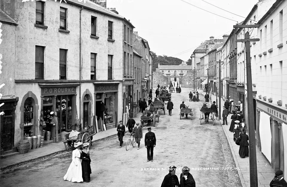 Babes, bikes and buckets on Barrack Street in Boyle!