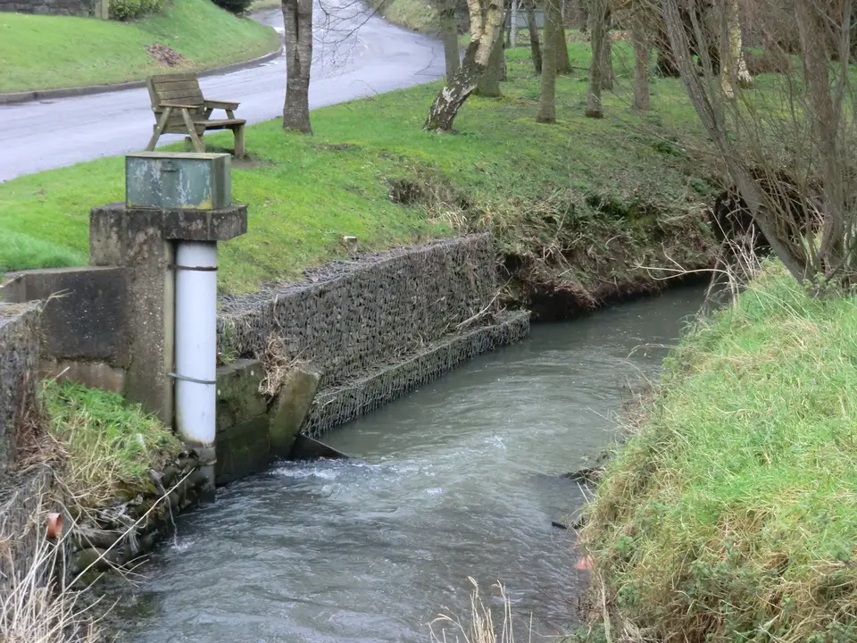 Ballyboghil (Ballyboughal) River at Ballyboghil