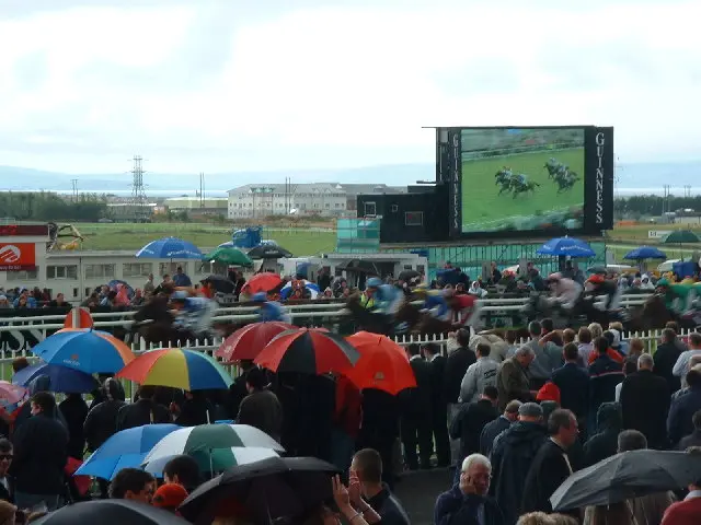 Ballybrit Race Course, Galway. A superb day at the races - after the rain went off!