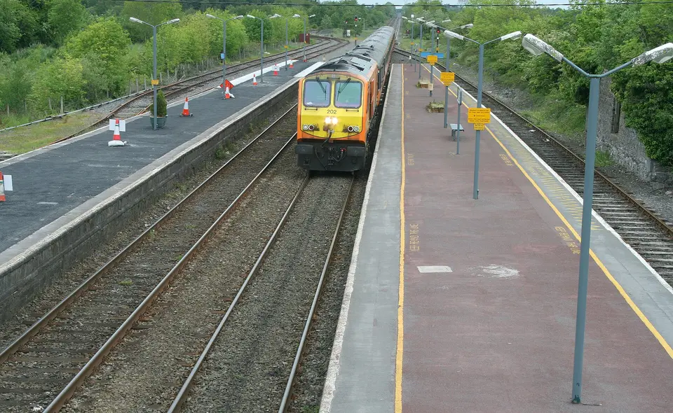 Ballybrophy Halt, near to Ballybrophy, Grange Beg and Green Cross Roads, Laois, Ireland. County Laois, where railways divide. (Yoooookay - I'm not a rail expert!)