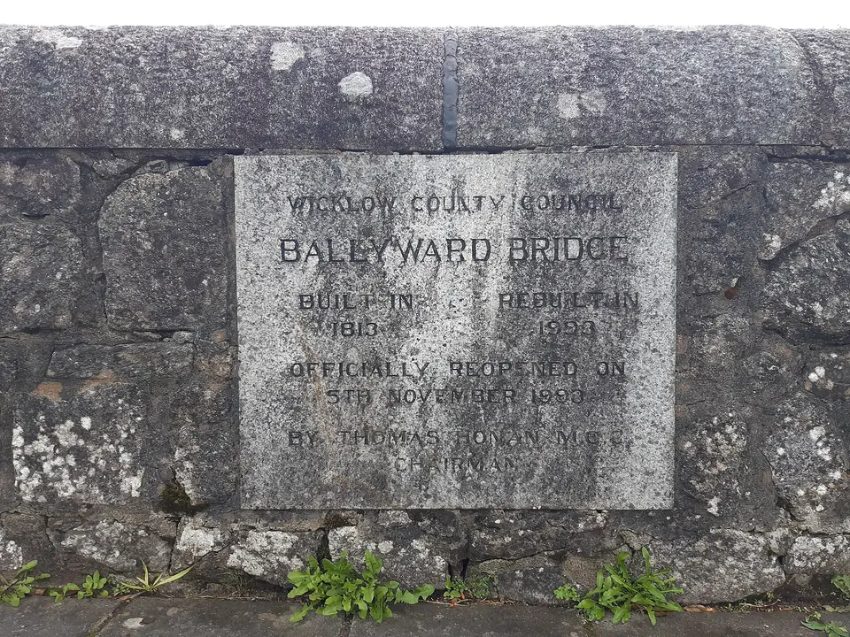 Carries the road over the River Liffey. Originally built in 1813. Partially destroyed in Hurricane Charley (1986). Rebuilt in 1993.