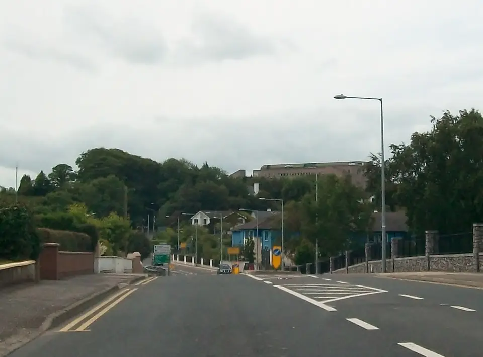Barroe Road (N16) in the suburbs of Sligo