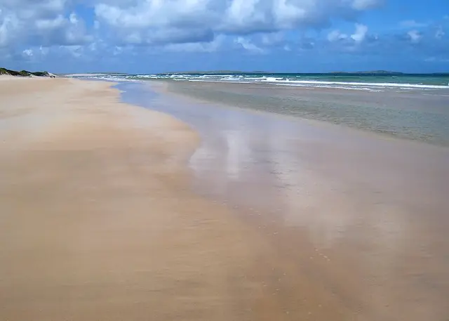 Beach near Errarooey Long strand near Errarooey about a mile north of Falcarragh.