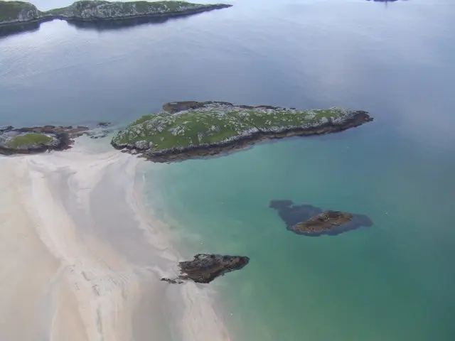 Beach nr. Killadoon, Co.Mayo Small island (well almost) off the Beach.
