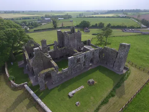 Photo of Bective Abbey taken in May 2016 on a Phantom 3 Drone.