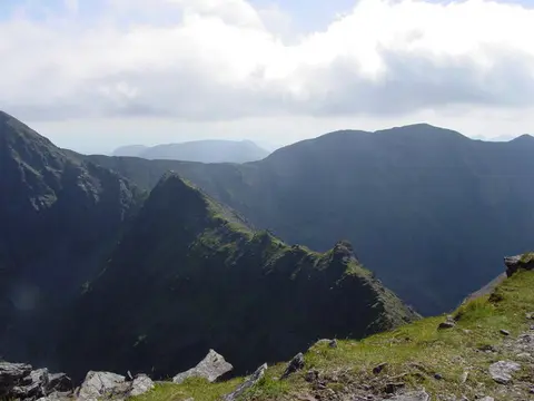 The pinnacle ridge leading south west from Beenkeragh