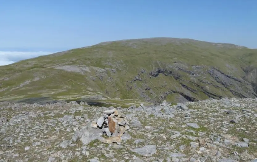Ben Bury from the north ridge of Mweelrea, Connemara, Ireland
