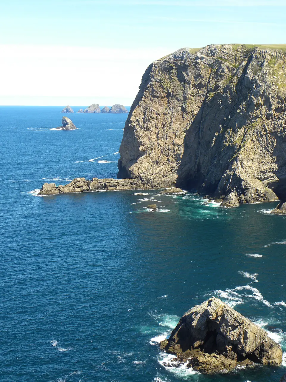 Big cliffs at Benwee Head