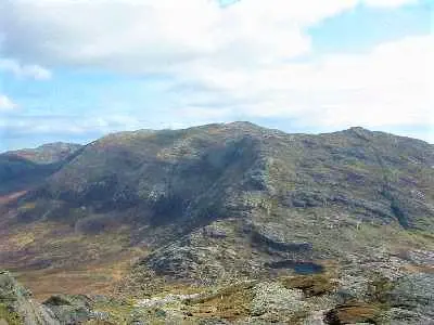 Binn Mhor as viewed from Binn Chaonaigh (north of Binn Mhor), Connemara, Ireland