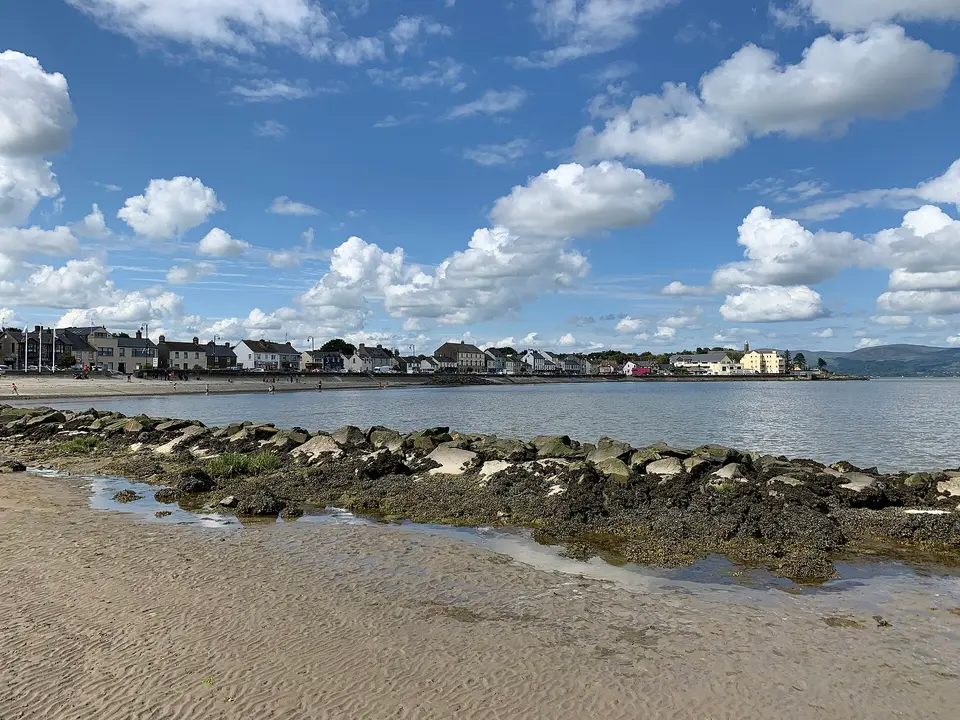 Blackrock beach and village, Dundalk, Co. Louth