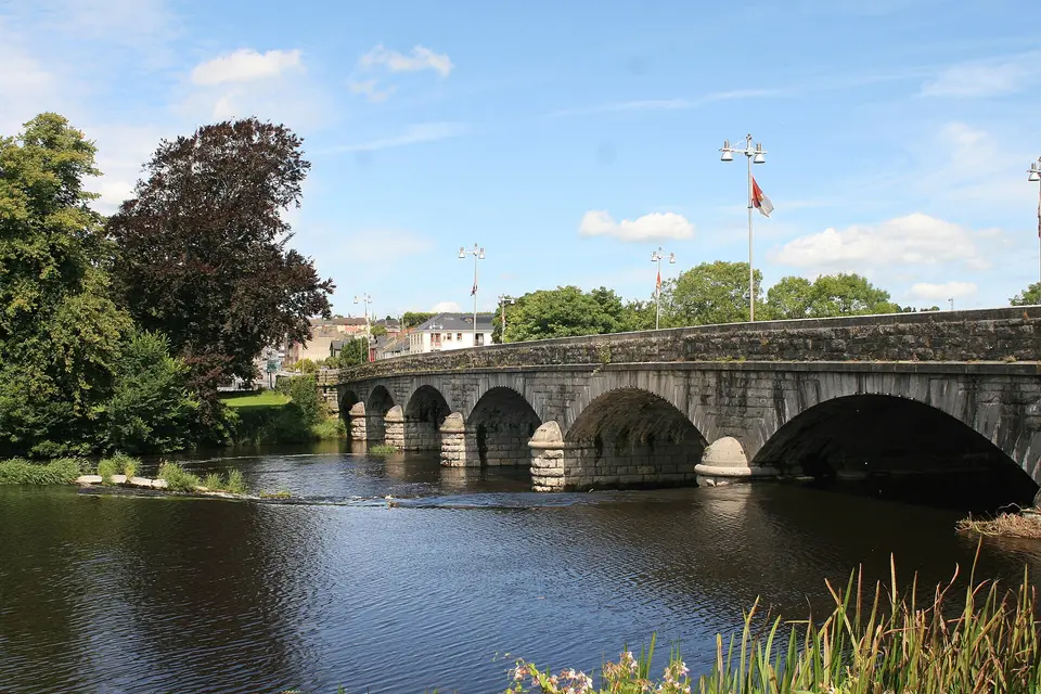 Blackwater bridge in Fermoy as seen from south-west.