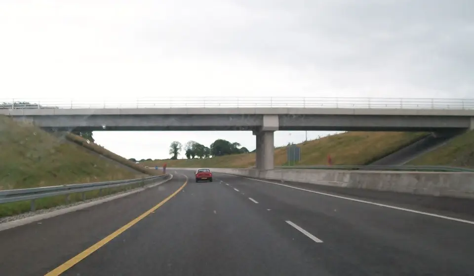 Bridge carrying the Dunshaughlin Road over the M3