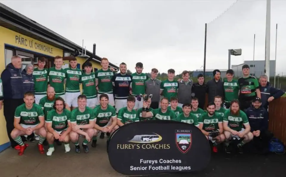 The Bunninadden GAA Senior football team 2020. This team won the Sligo Junior League against Cloonacool.