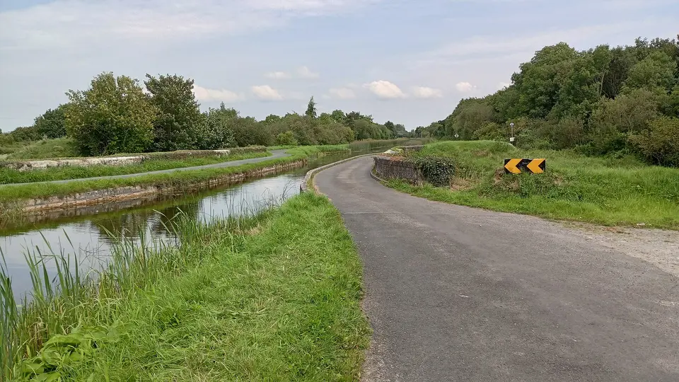 This stone aqueduct carries a path, the Barrow branch of the Grand Canal, and a road over the Stradbally River, just south of Vicarstown, County Laois, Ireland