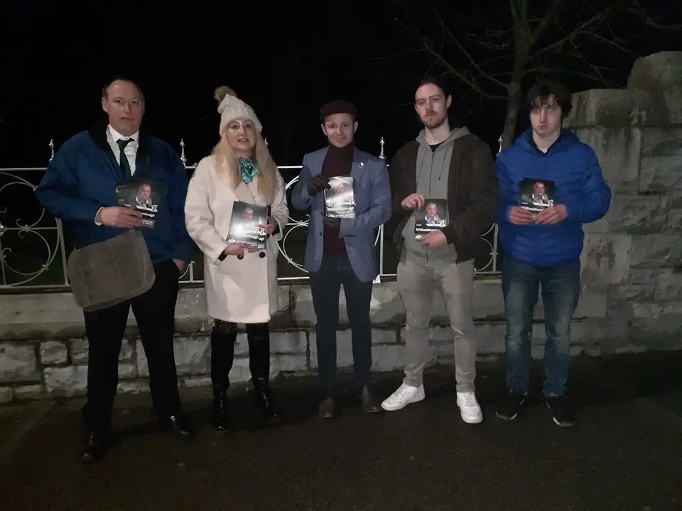 Canvassing in Bruree, Co. Limerick