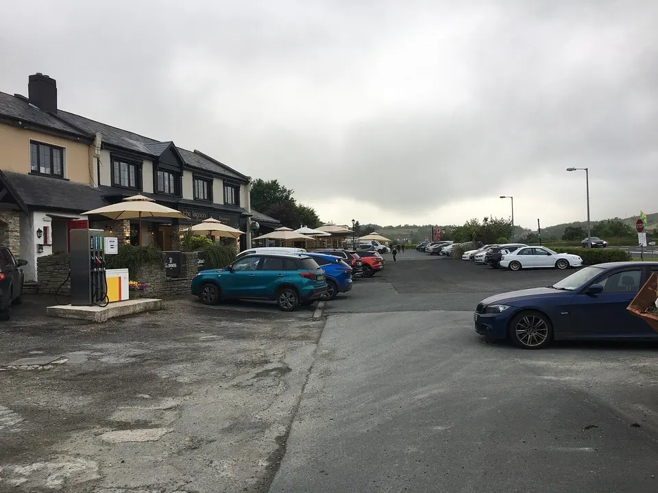 Carpark for The Lagoon bar and restaurant