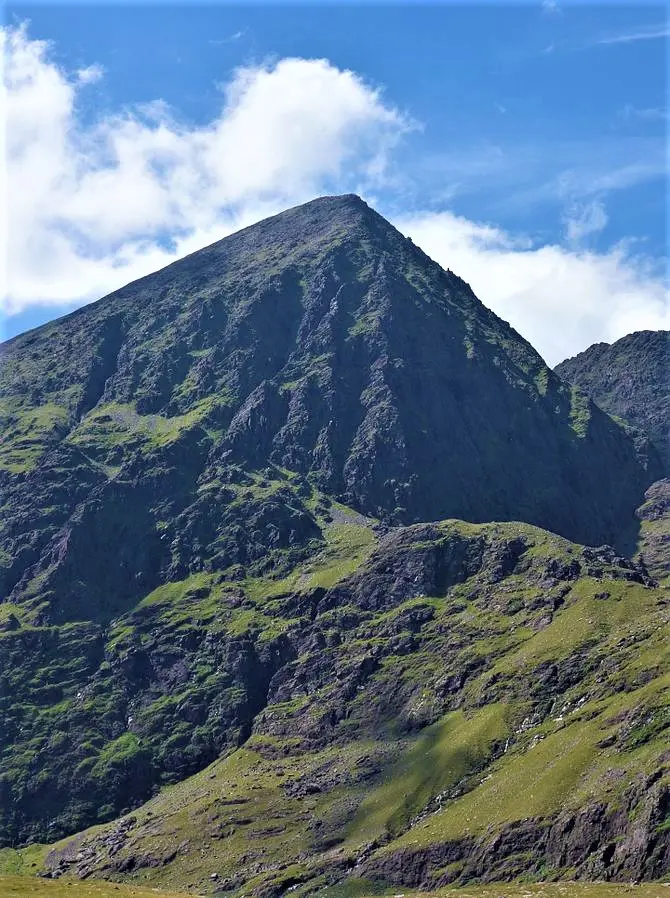 Eastside of Carrantuohill in the Summer of 2016.