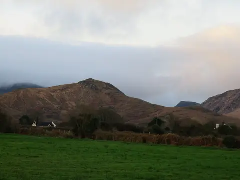 Carrigadav, 240m, OSI Grid Reference: Q626097, hill of the Central Dingle Peninsula, Co. Kerry, Ireland.