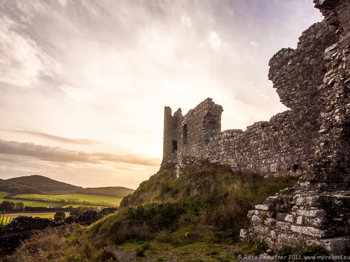 Dieses Bild entstand an einem wunderschönen Herbstabend auf dem Rock of Dunamase, Co. Laois