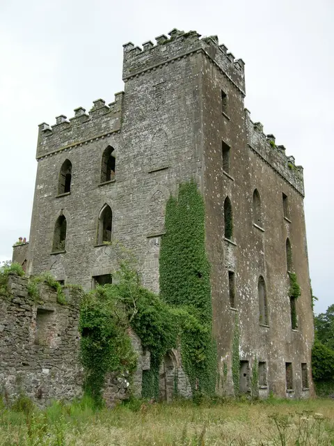 The remains of the Castle Otway near Templederry, County Tipperary, Ireland