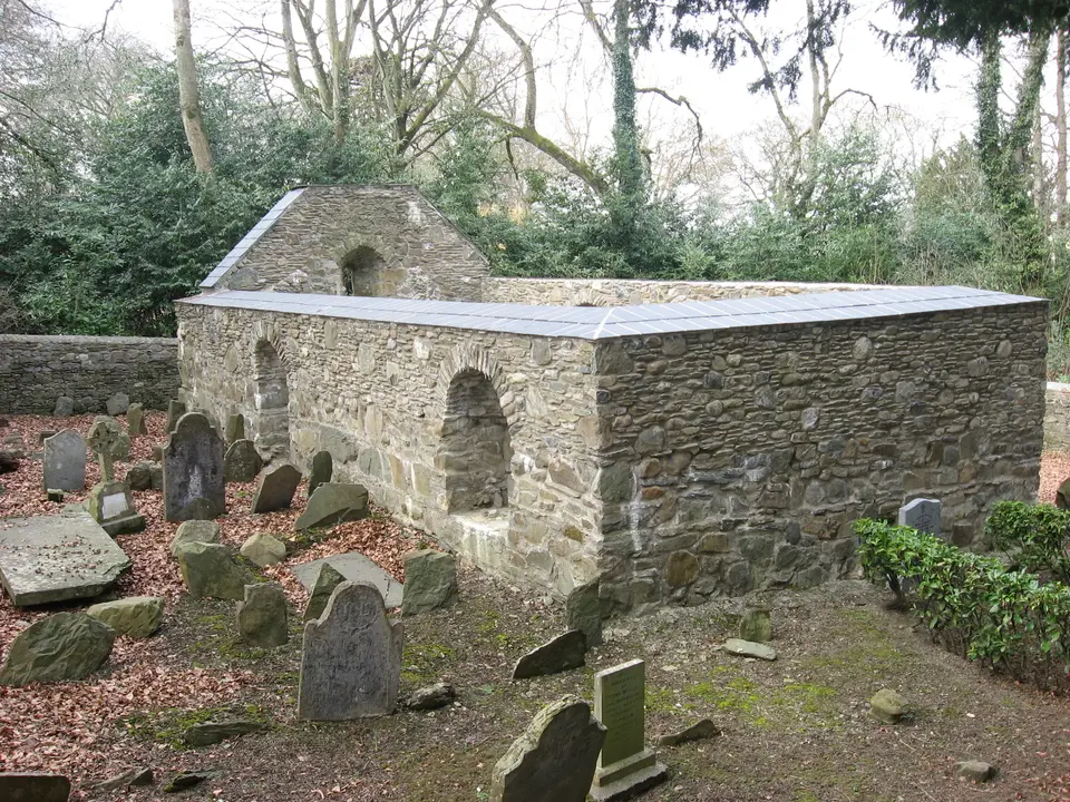 Church and graveyard at Richardstown, Co. Louth
