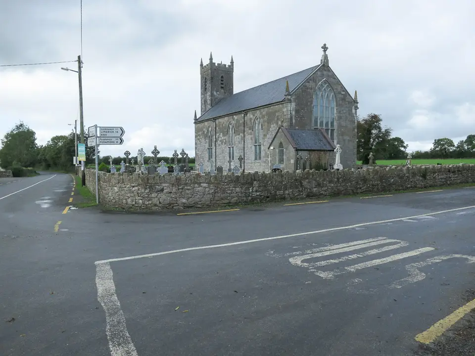 Church by a junction