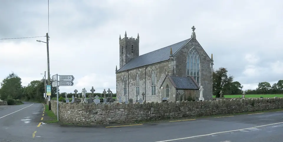 Church by a junction