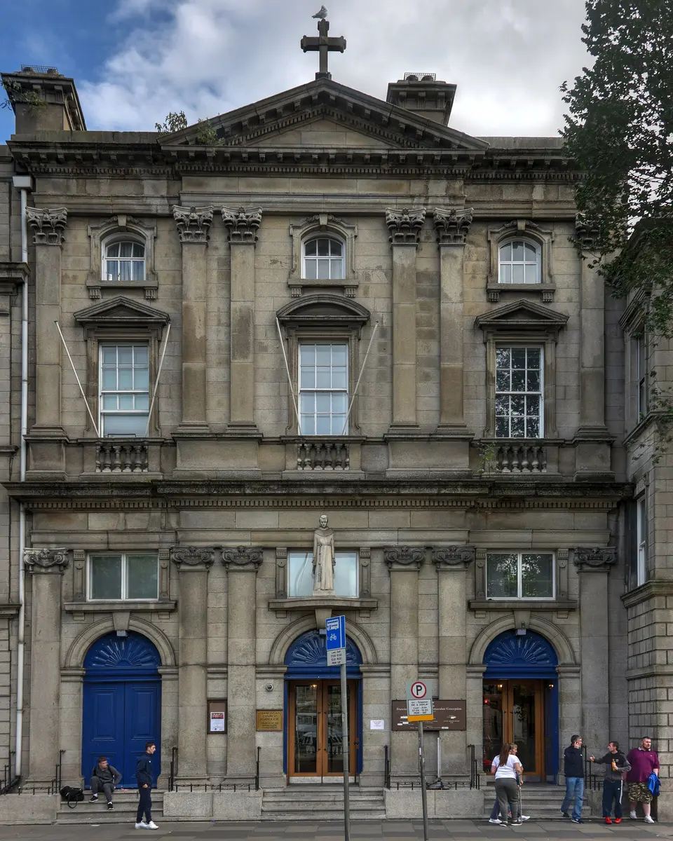 The Franciscan Church of the Immaculate Conception in Dublin, also known as "Eve & Adam's."