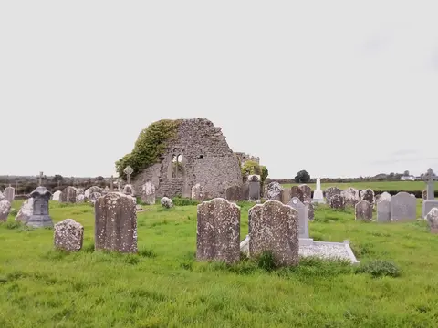 Church ruin and graveyard at Newtown (Baker) SMR KK027-012001- (church)