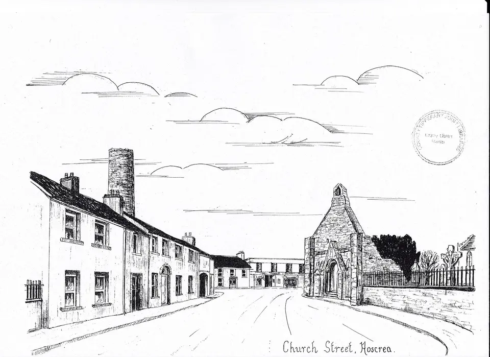 Sketch of Church St., RosCré