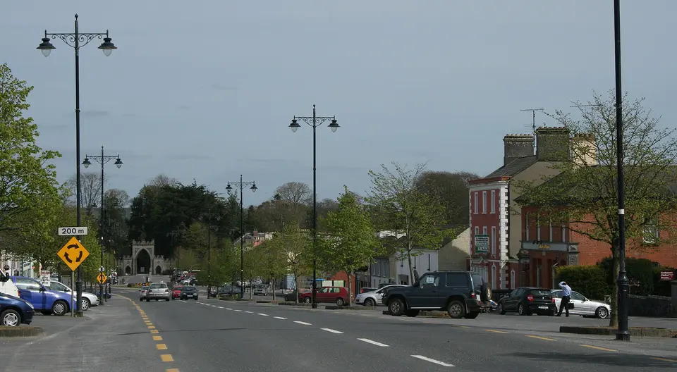 Church St, Strokestown The N5 runs through the centre of Strokestown