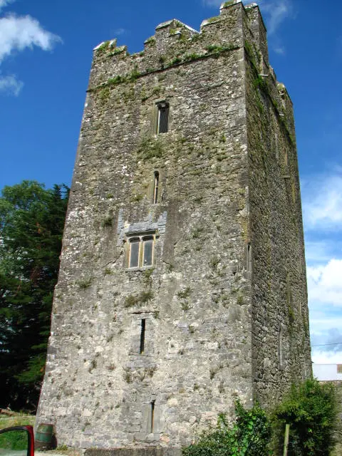 Clara Castle. A fine stone Castle, entrance through a farm yard.