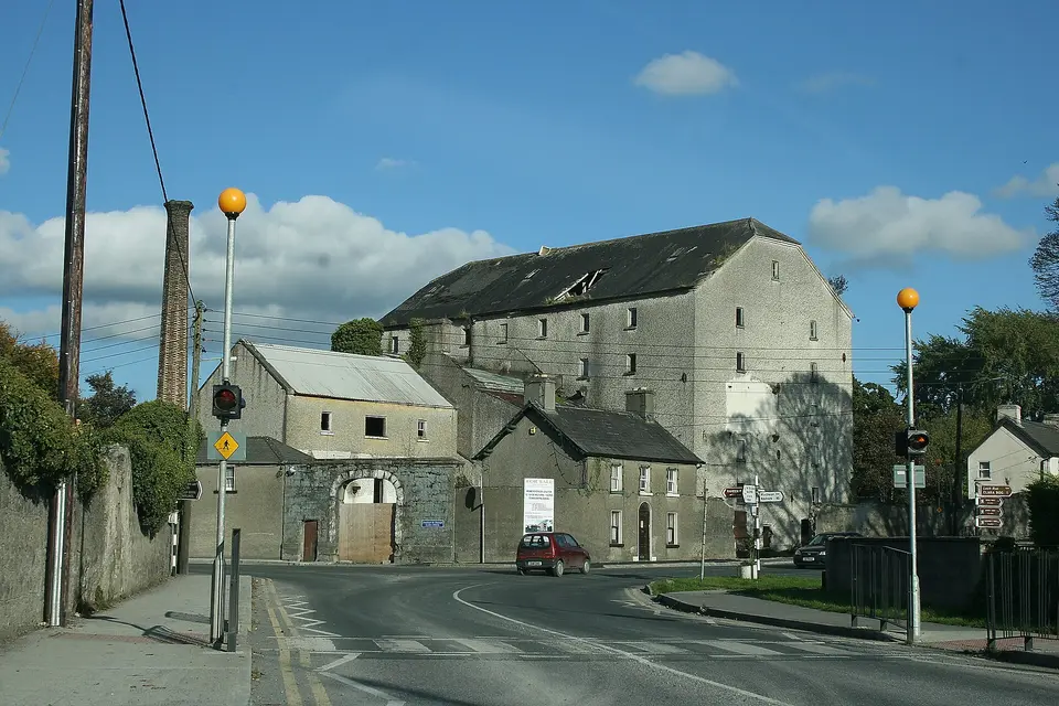 Clara, County Offaly, near to Clara, Charlestown, Erry, Raheen and Bolart Bridge, Offaly, Ireland. Midlands industrial town.