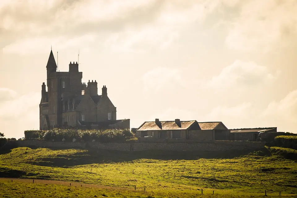 Classiebawn Castle on the Mullaghmore Peninsula near Cliffoney, County Sligo, Republic of Ireland.