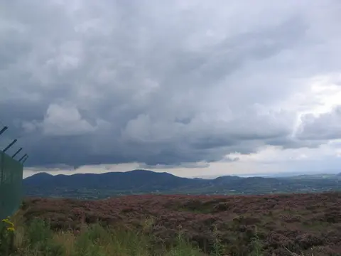 Clermont Carn. Looking towards Clermont Carn and the Irish Republic border