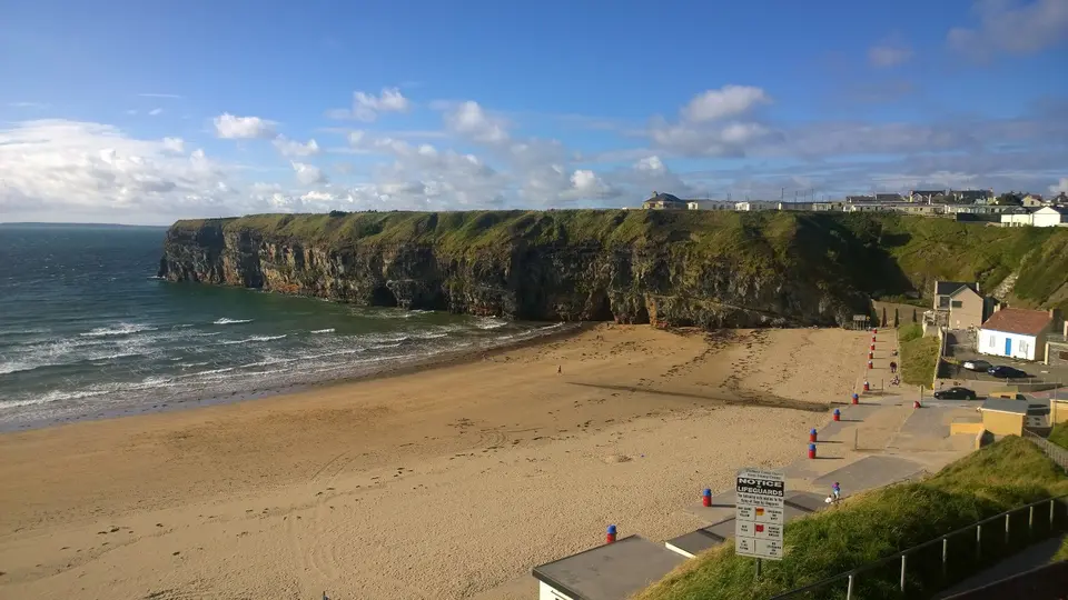 Cliff Lined Beach in Ballybunion