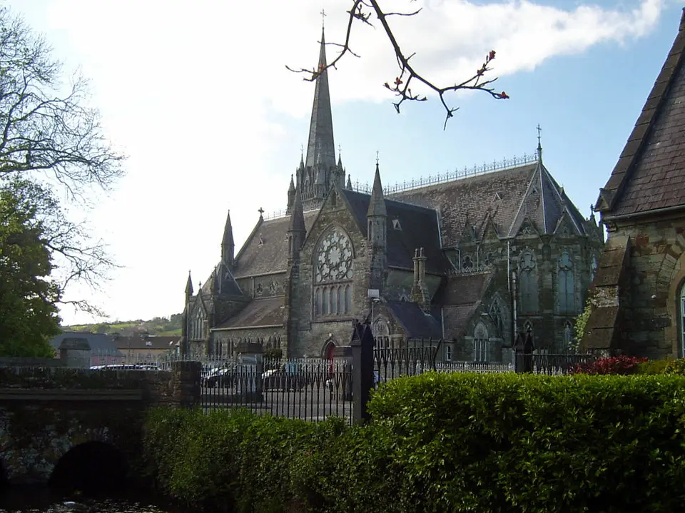 Town of Clonakilty in Ireland. Church.