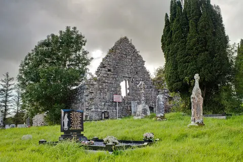 South-east view of the friary.
