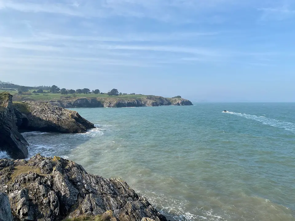 Coasts of Wicklow, taken from Glen beach cliff walk