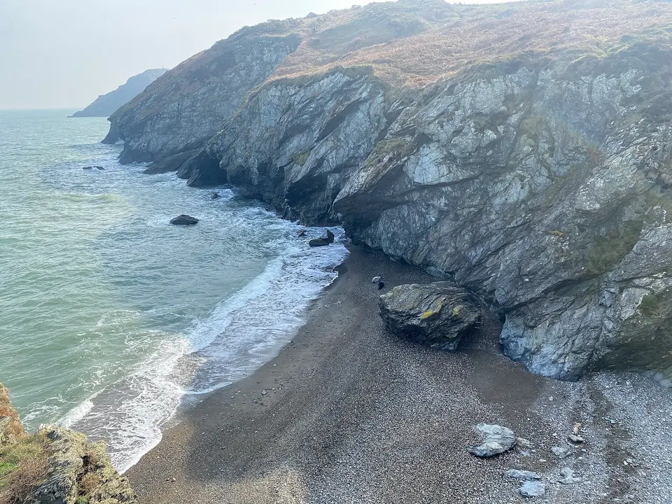 Coasts of Wicklow, taken from Glen beach cliff walk