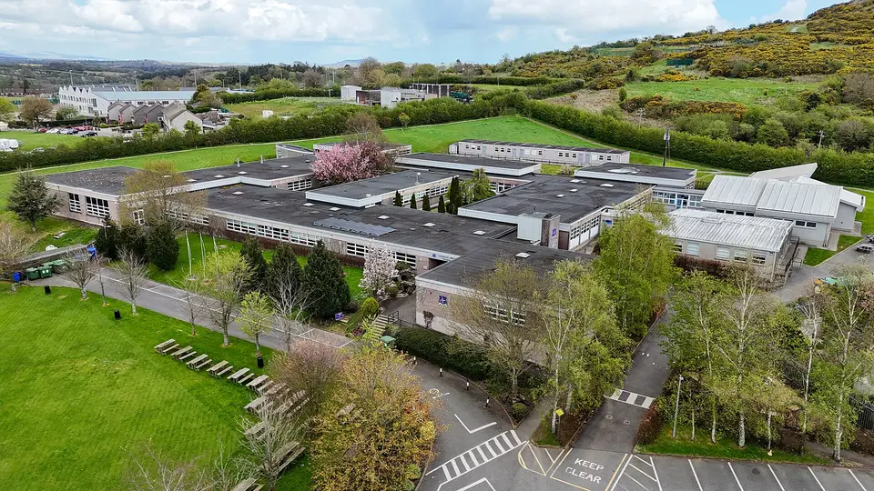 Coláiste Bríde, Enniscorthy aerial photo